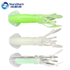 Manufacturer supplies squid soft bait fake bait, sea fishing lure bait, deep sea bionic octopus and squid fake bait wholesale