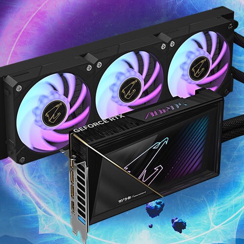 Aorus Geforce Rtx Graphics Card ™   5080 Xtreme Waterforce 16g Super Water Carving E-Sports Display