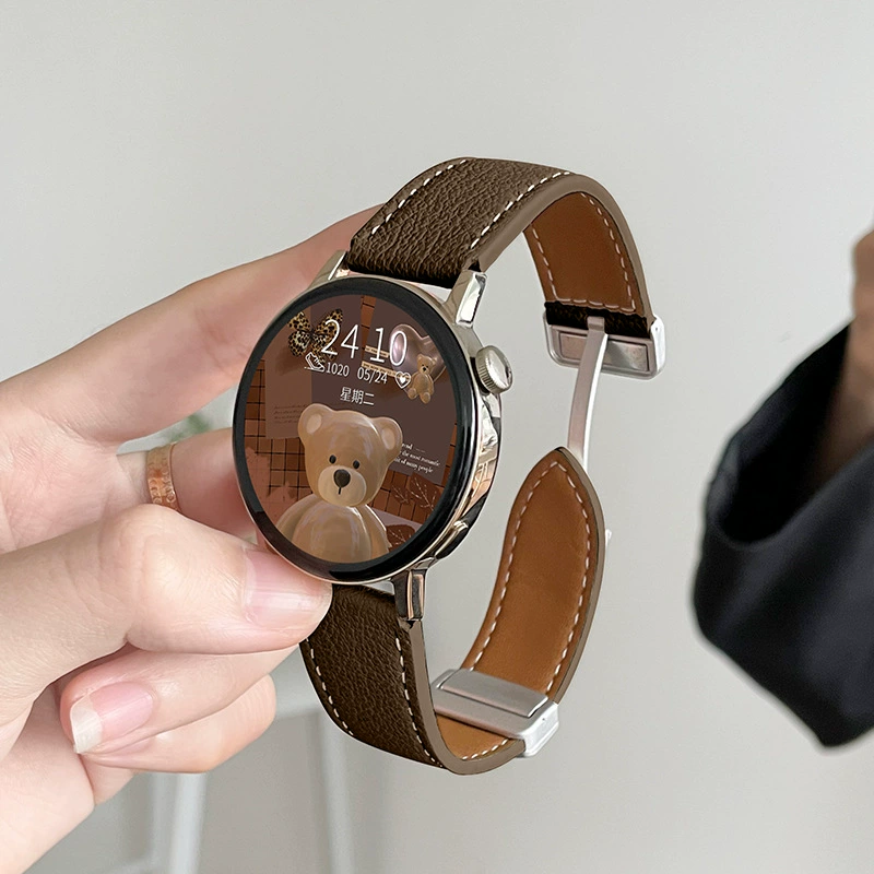Подходят для Huawei gt4 ремешок new gt5/6 натуральная кожа магнитное всасывание gt3 кожа часы 3pro/4pro ремешок gt2