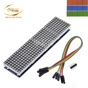 MAX7219�c�ģ�K ���Ɔ�Ƭ�Cģ�K 4��һ�@ʾ ��5P�� �tɫ�{ɫ�Gɫ