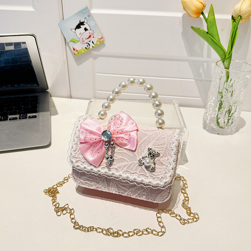 Bolso de mano de moda coreana para niños, bolso de verano para niñas, bolso de estilo de estilo de dibujos animados, bolso de hombro.