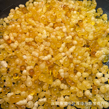 源头工厂批发原矿蜜蜡葫芦吊坠 俄料黄白花全品立体雕工DIY搭配