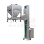 SDL系列料斗提升上料机不锈钢制造光洁易清洗物料输送设备