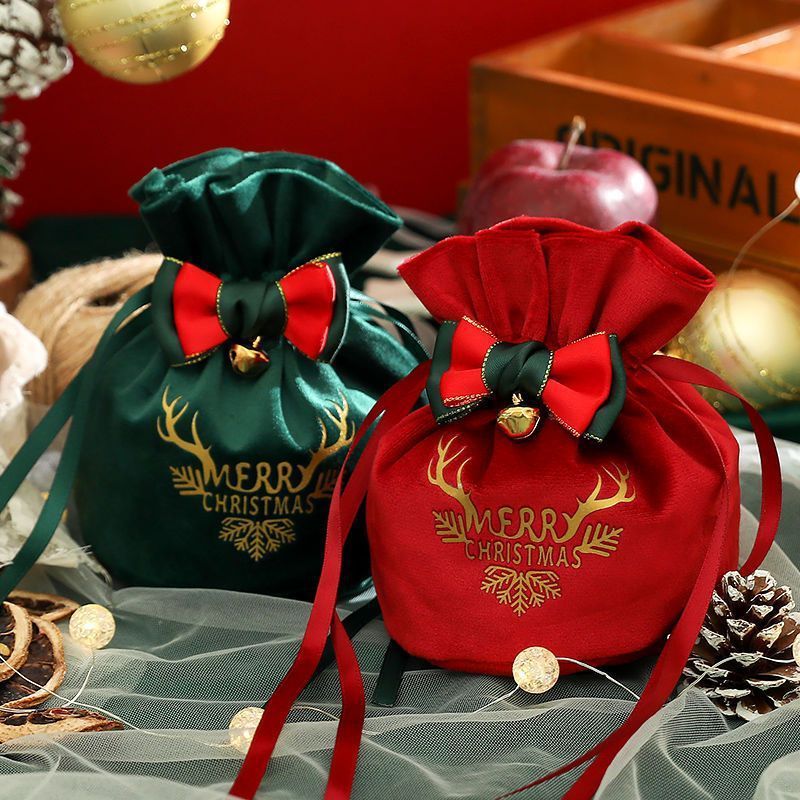 平安夜禮物聖誕節裝飾品袋子袋糖果袋果小禮品袋包裝盒子廠家直銷