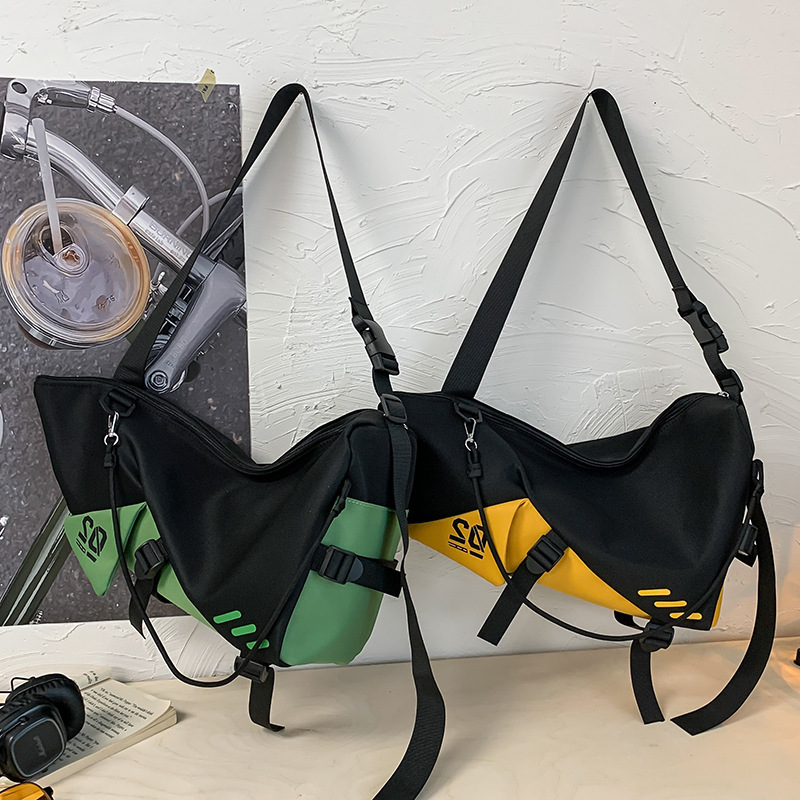 2026 Spring New High-Style Large-Capacity Single-Shoulder Work Bag Student Casual Ins Japanese Messenger Crossbody Bag
