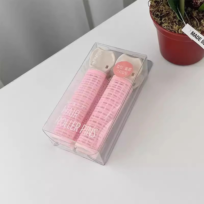 韓国の新しいエア前髪カーリングツールプラスチック怠惰な自己粘着ヘアカーリングツイストカーリングクリップ|undefined