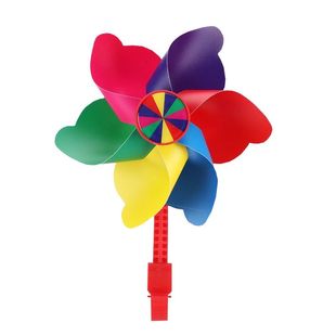 Colorful Rotating Windmill Children's Scooter Bicycle Baby Stroller Decorative Pendant Small Windmill Outdoor Toy