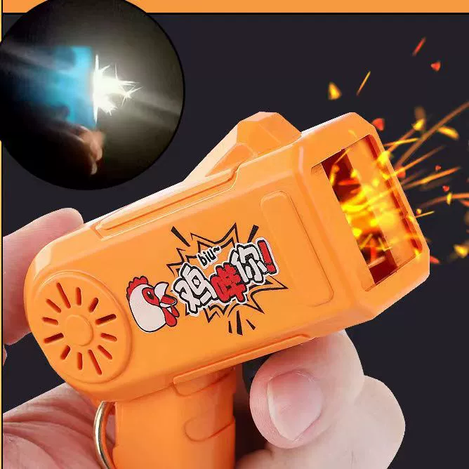 Новый безопасный пистолет кремний распаковать игрушку брелок подвеска креативная личность