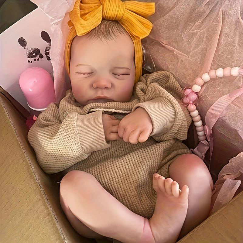 46 cm Renacido bebé simulación muñeca renacida muñeca vasos sanguíneos venosos visibles muñeca infantil