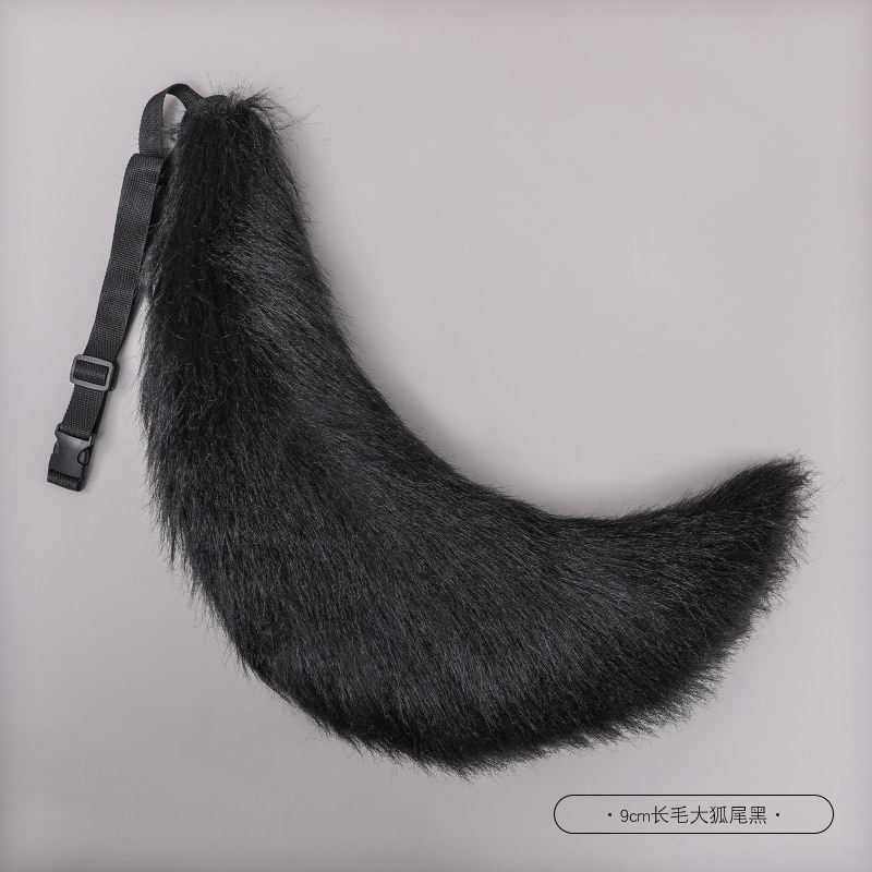 大きいサイズの手はぬいぐるみの耳の獣の尾のコスプレのアクセサリの道具のキツネの尾の狼の尾のアクセサリを作ります。|undefined