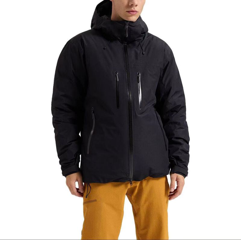 Niaojia Jacket Sv Men's Outdoor Windproof Thickened Warm down Cotton Jacket Travel Hiking Fishing Mountaineering Jacket