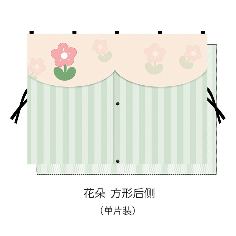 Car curtains | Katong Double Layer - flowers-rear-side-upgraded-double-opening