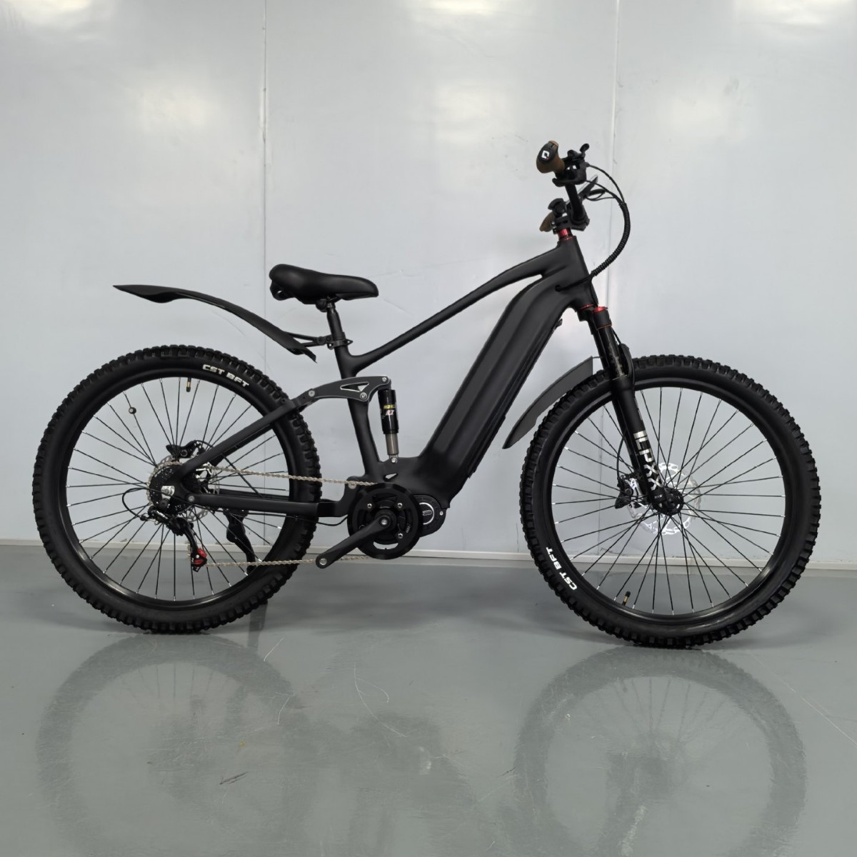 Jianlang 26 Wholesale Electric Mid-Mounted Bicycle Swordfish Double Shock Absorber (Auto Parts and Accessories) - 500w48v15a