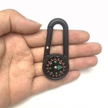 自产自销有模具快挂登山扣abs罗盘指北针多功能背包扣户外指南针