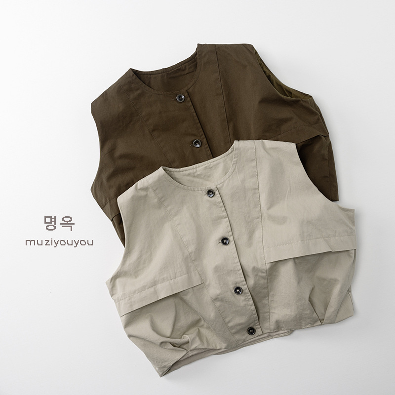 Children's autumn vest