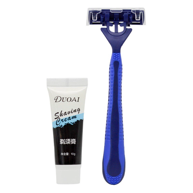 Оптовая продажа одноразовые бритвы отель старомодный ручной бритвенный отель путешествия чистящие средства набор производителей