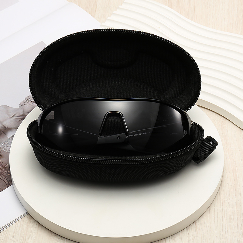 新しいサングラスの鏡の箱のメガネの滑り止めの縄の卸売りのevaメガネの箱の携帯の圧力の収納はロゴを印刷することができます。
