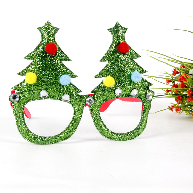 Ensemble de lunettes de décoration de Noël pour adultes et enfants, cadeau créatif pour fête, bandeau, boucle, anneau, chapeau_voghion.com