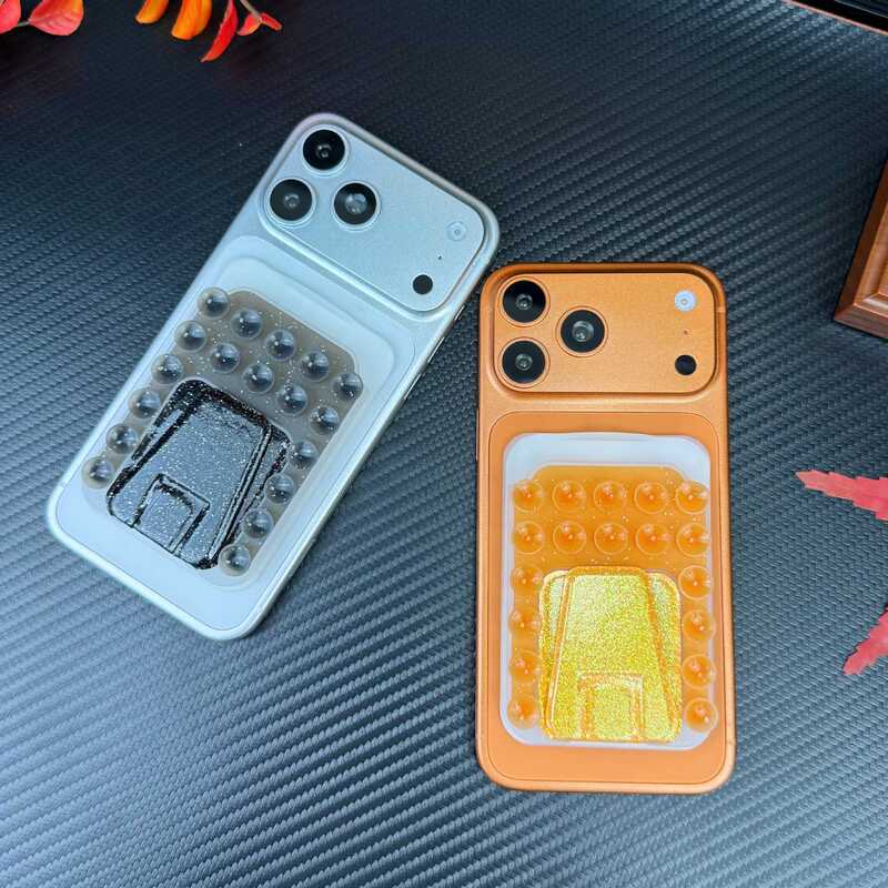 Suitable for Apple 17Promax Mobile Phone Holder, Anti-Fall Iphone16Pro Trapezoidal Holder, Strong Adhesive Backing Holder Suitable for Apple 17Promax Mobile Phone Holder, Anti-Fall Iphone16Pro Trapezoidal Holder, Strong Adhesive Backing Holder