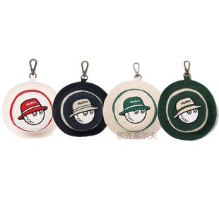 Korean New Golf Bag Fisherman Hat Pendant Mini Hat-Shaped Pendant Small Ball Bag Embroider Can Hold Ball t Bag