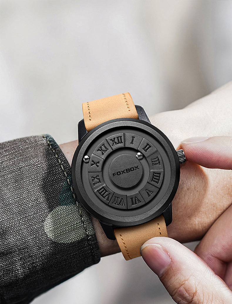 Magnetic Levitation Quartz Watch For Men Personalized Concept_voghion.com