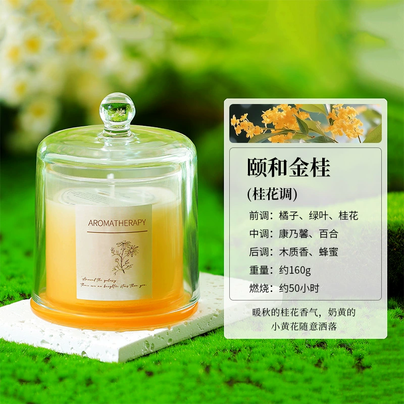 Aromatherapy, glass perfumed candle, DIY