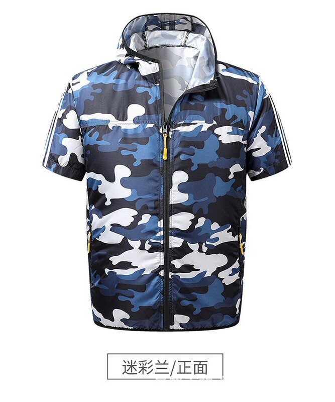 新しい夏冷却ファン服空調服 pse 認証 USB 充電ベスト冷凍溶接労働保護作業服|undefined