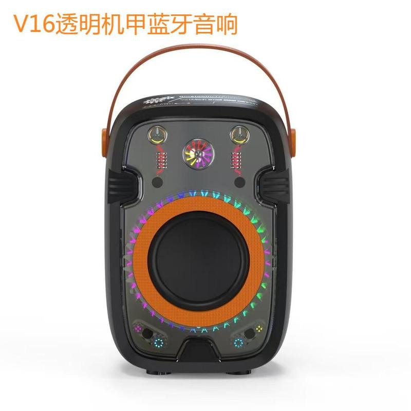 2025跨境新款RGB机甲小音响TF卡U盘桌面手提便携蓝牙音箱批发礼品|undefined