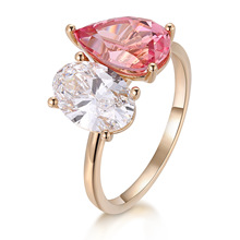 �ٴ���ʯ��ָ18K���錚����Ƶ��������DɫVS1�pʯ���ָŮ