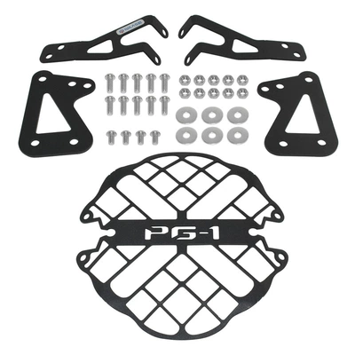 Suitable for Yamaha PG-1 PG1 modified motorcycle headlight bracket headlight shade steering lampshade (Motorcycle frame) - headlight-guard