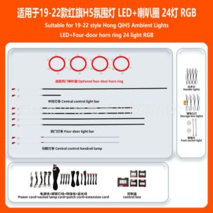 �羳ֱ���m���19-22��t��H5�Շ���LED+����Ȧ24��RGB