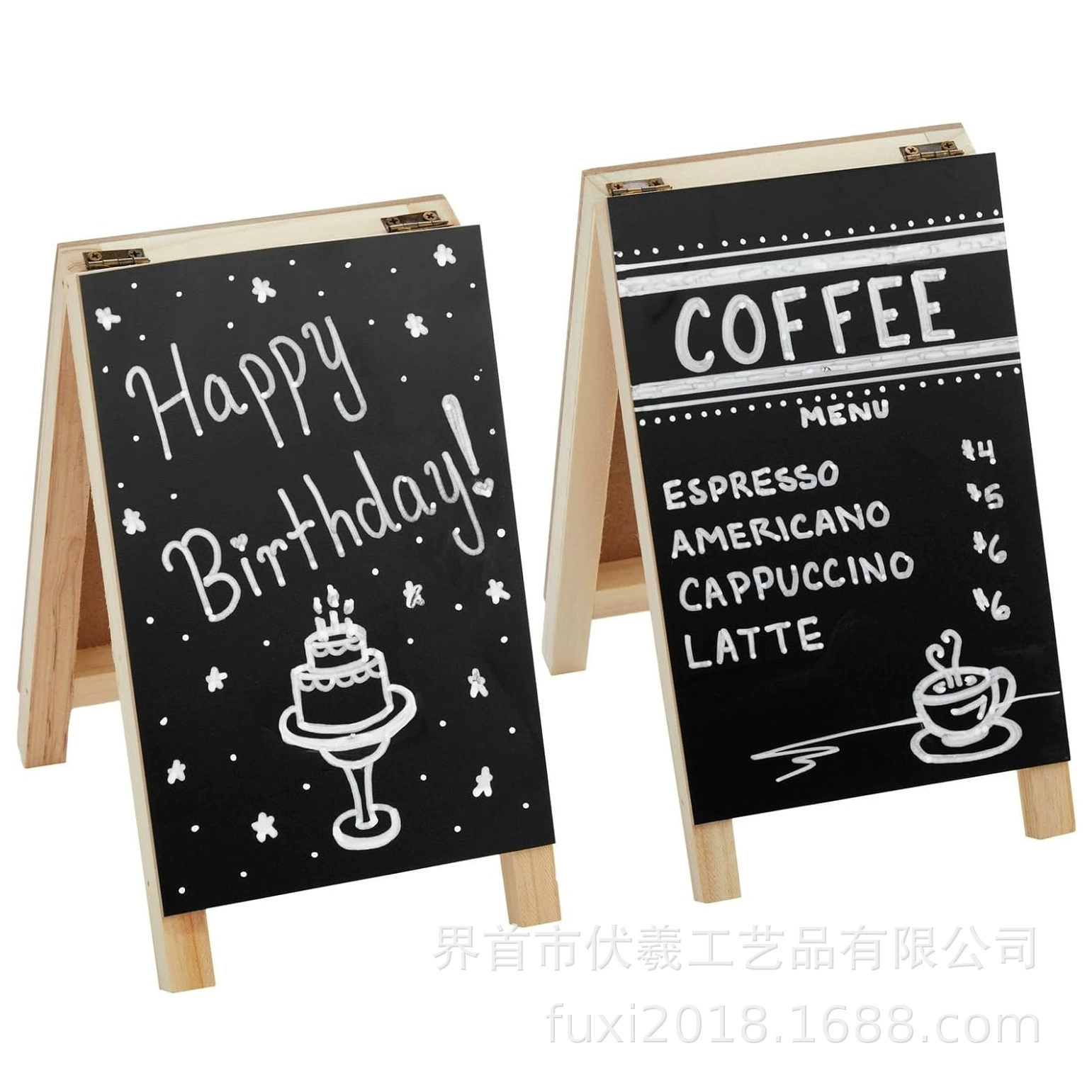 Трансграничная двухсторонняя доска складной мобильный рекламный щит вертикальная складная маленькая доска для дома витрины украшения ресторана