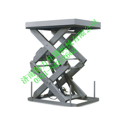 Fixed scissor lift workshop warehouse electric hydraulic lifting platform workshop forklift loading and unloading lifting platform (Avtomobil fırlanan platformaları) - fixed-scissor-lifting-machine-intentionally-gold