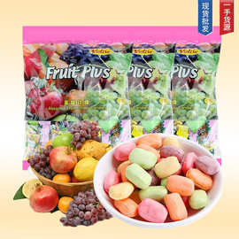 批发马来西亚FruitPlus果超软糖500g 混合果汁软糖果零食喜糖年货