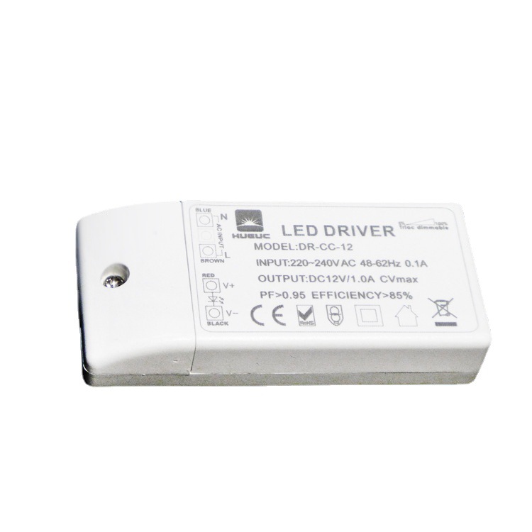 12瓦15瓦恒流可控硅调光电源 筒灯电源 CE认证质保5年