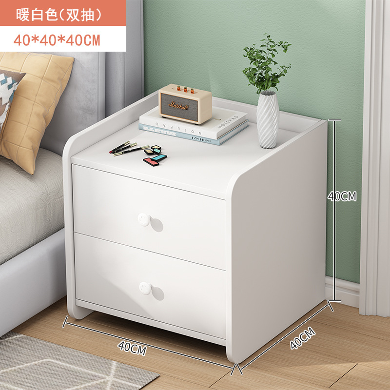 Mesita de noche dormitorio simple moderno pequeño Gabinete simple pequeña mesita de noche gabinete de almacenamiento Internet celebridad almacenamiento del hogar mesita de noche