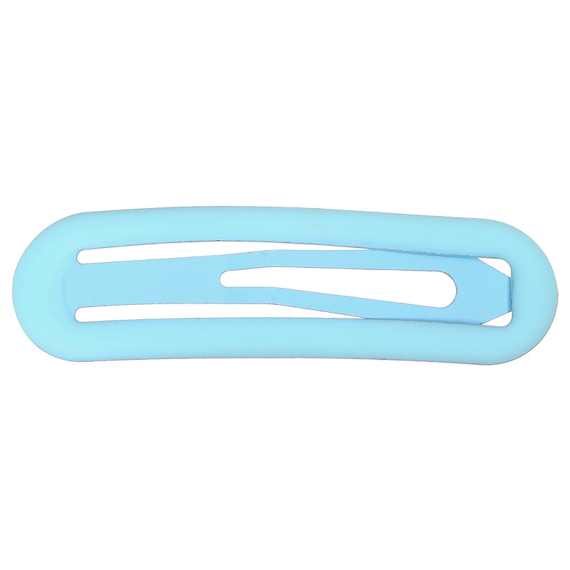 Largo color Morandi esmaltado clip BB niñas clip de cabello simple clip de cabello al por mayor clip de cabello