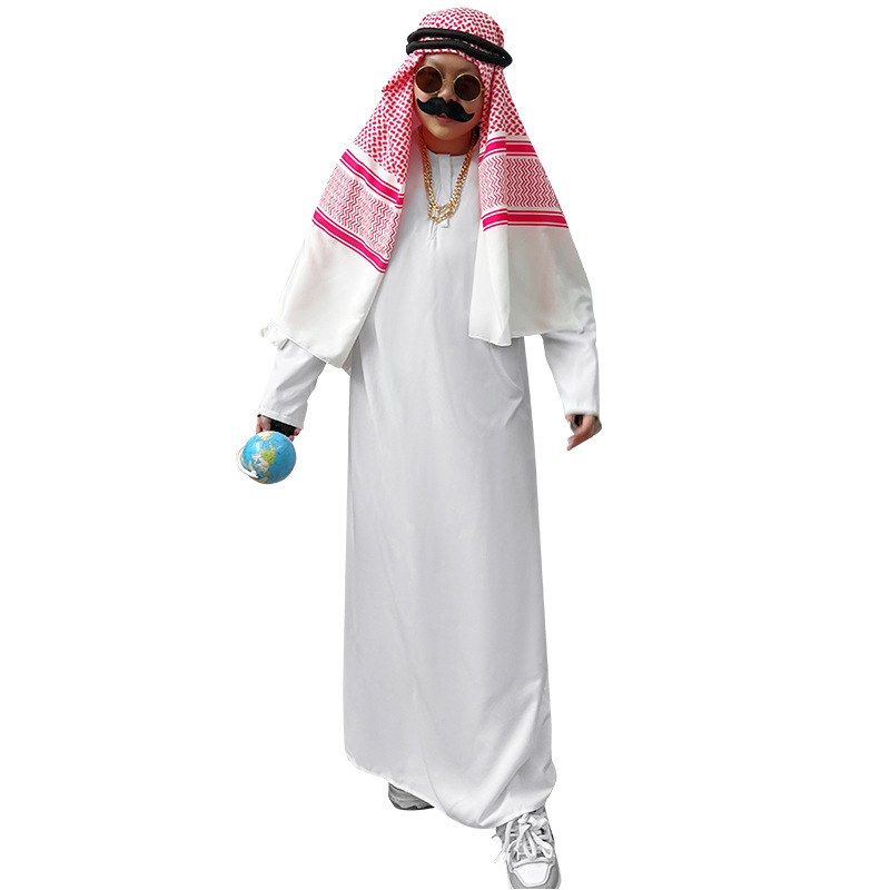 2025 New Cross-Border Arab Men's Clothing Middle Eastern Rich Dubai Prince Saudi Robe_voghion.com