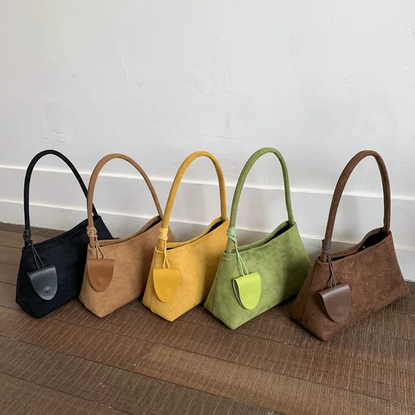Korean-Style Ins Niche Design Underarm Bag Simple Trendy Bags Single Shoulder Matte Fashion Mother-Daughter Bag Versatile Handbag