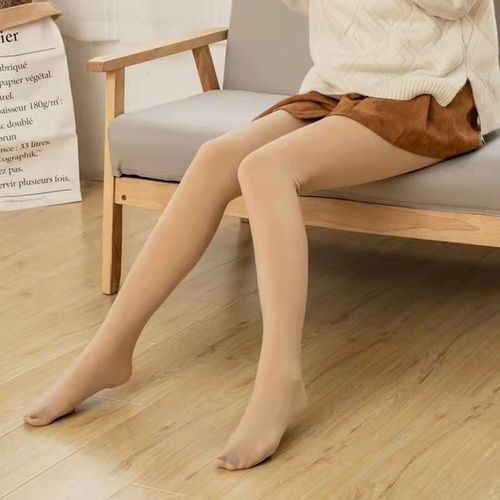 Plus-size black silk stockings for women, spring/autumn 120D velvet medium-to-thick bottoming leggings for curvy figures, plus-size pantyhose