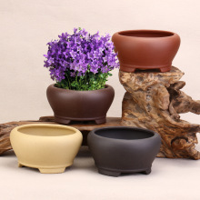 紫砂花盆多肉陶瓷盆景盆客厅办公室桌面阳台盆栽跨境供货厂家批发