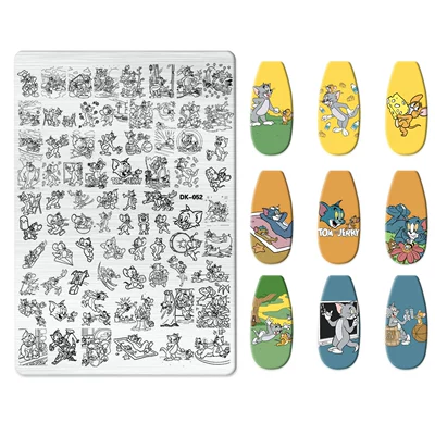 for Nail Art, Rectangular Plates – Dırnaq bəzəkləri - dk-052