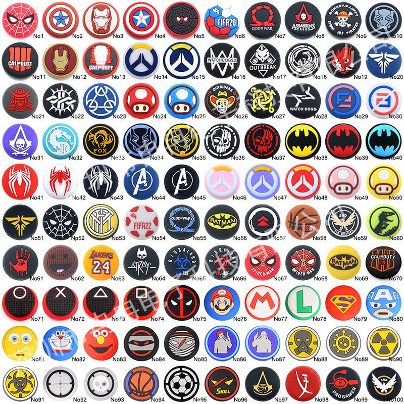 Suitable for Box/Ps4/Ps5 Controller 3D Joystick Caps, Game Joystick Button Protective Caps, Ps5 Silicone Caps Suitable for Box/Ps4/Ps5 Controller 3D Joystick Caps, Game Joystick Button Protective Caps, Ps5 Silicone Caps