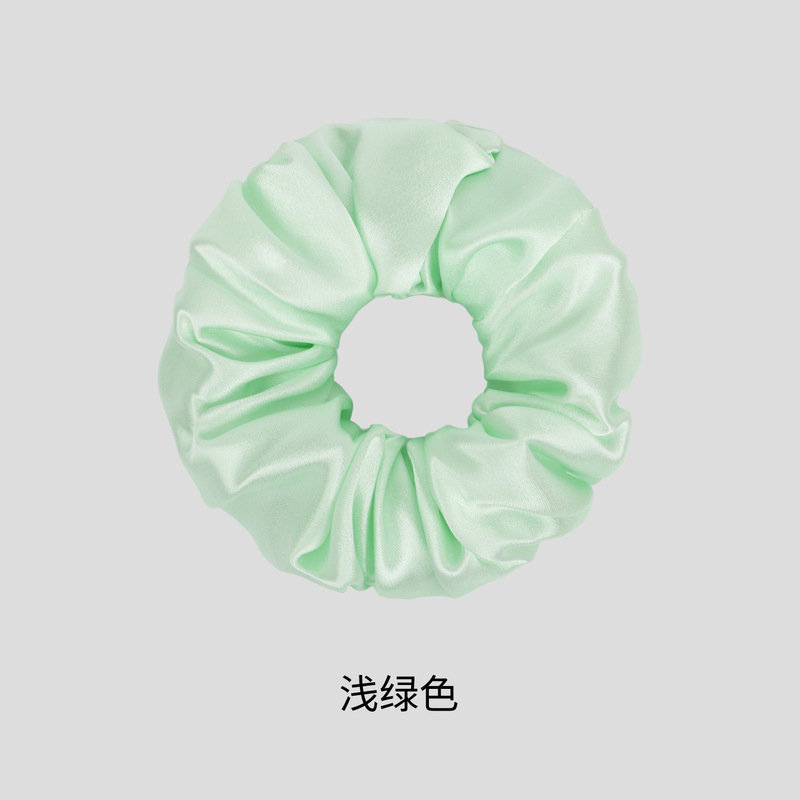 真丝发圈大号大肠圈5cm头绳法式复古女桑蚕丝丝绸缎高级感发饰|undefined