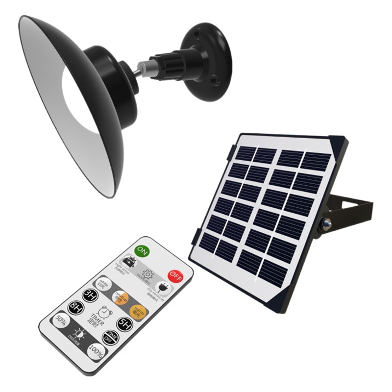 Nuevo LED brillante control remoto al aire libre solar jardín lámpara hogar Luz inducción araña un arrastre una minería lámpara de pared