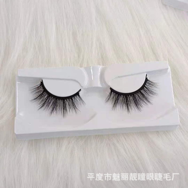 Tira autoadhesiva pestañas postizas temperatura sin pegamento adsorción automática pestañas postizas naturales pestañas postizas gruesas fabricante