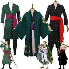 Naruto cosplay outfit of Sanji with bathrobe and traditional Japanese kimono from the Wano Country, two years later, straw hat Sanji cosplay outfit.
