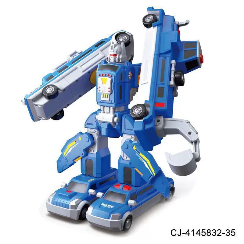 Magnetic constructor, combined toy, transformer, transport, robot, children's set