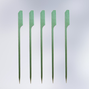 Cross-border wholesale bamboo flat bamboo stick kwantung boiled bamboo stick barbecue iron string disposable bamboo stick