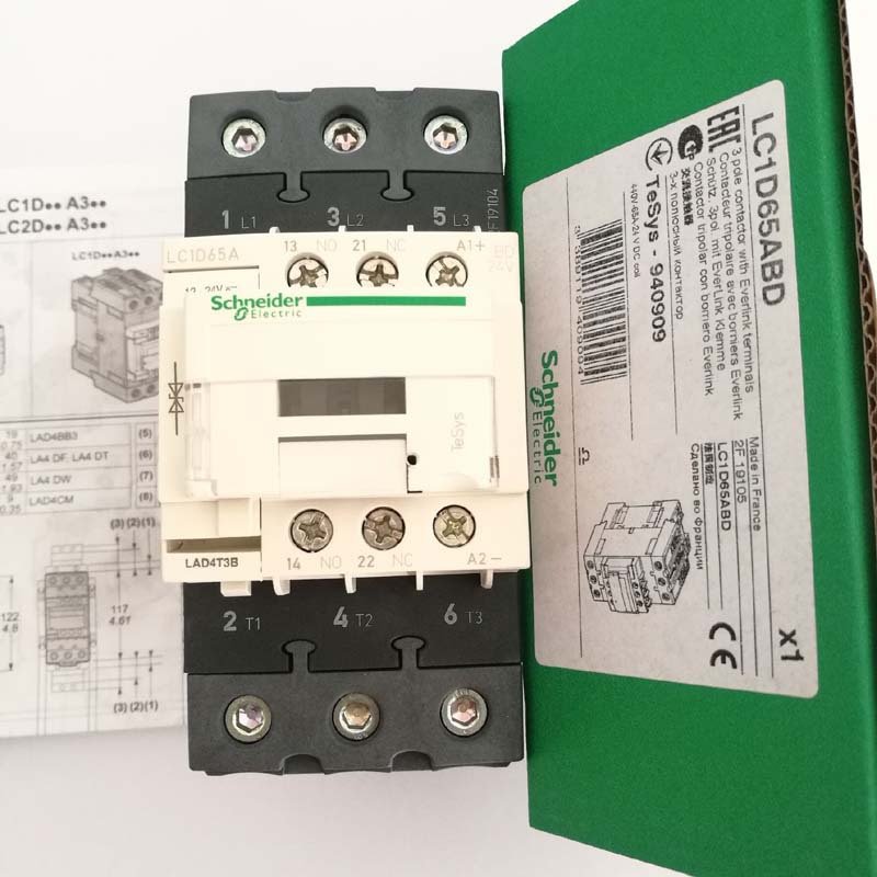全新原装直流接触器LC1D65ABD LC1-D65AED LC1-D65AFD LC1D65AMD